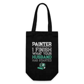 House Painter Decorator Painter I - Geschenkbeutel für Flaschen - Schwarz - Vorne
