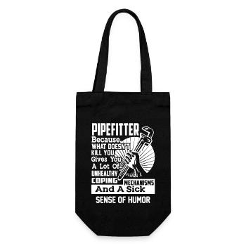 Pipefitter Pipefitter Sense of Humor - Gift Bag for Bottles - black - Front