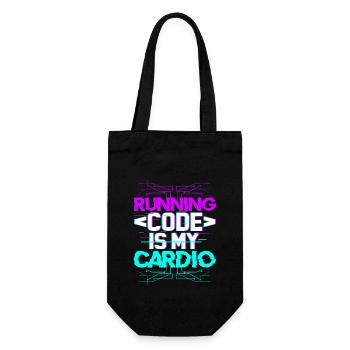 Software Developer Gift for Computer Scientist I - Gift Bag for Bottles - black - Front