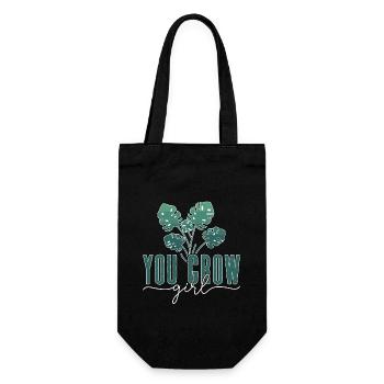 Monstera You Grow Fille Jardinier Monstera Deliciosa - Sac à bouteille - noir - Devant
