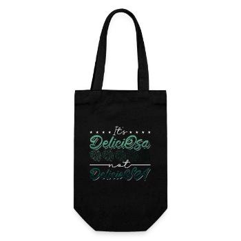 Monstera c’est DeliciOsa pas DelicioSA Jardinage - Sac à bouteille - noir - Devant
