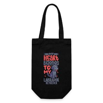 Dog Love - Labrador Retriever - Sac à bouteille - noir - Devant