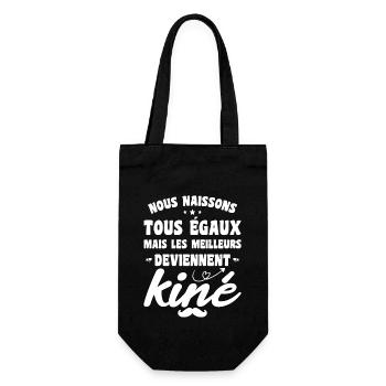 Les meilleurs deviennent kiné Citation Kiné Humour - Sac à bouteille - noir - Devant