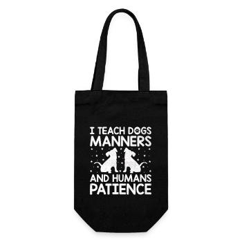 Dresseur de chiens Formation de chiens Chiens Soins pour animaux de compagnie Pr - Sac à bouteille - noir - Devant