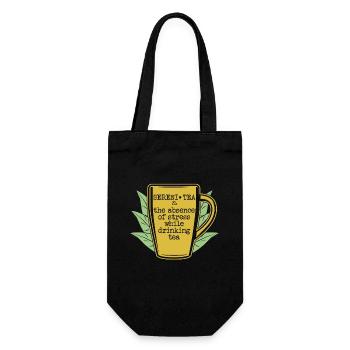 Herbal Tea Sereni-Tea The Absence Of Stress Teacup - Gift Bag for Bottles - black - Front