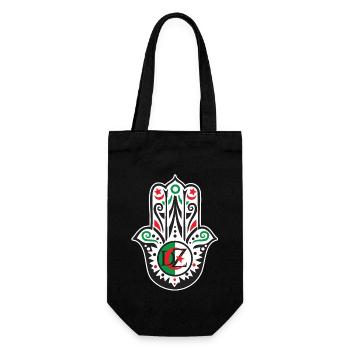 1 2 3 viva l Algérie main de fatma - Sac à bouteille - noir - Devant