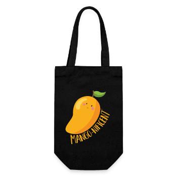 Mango Fruit Mango - Gift Bag for Bottles - black - Front