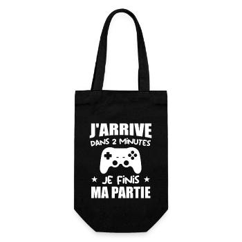 Jeux vidéo, Console de jeux, Fan de jeux vidéo - Sac à bouteille - noir - Devant