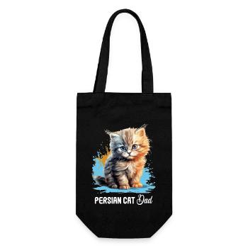 Persian Cat Perser Katze - Gift Bag for Bottles - black - Front