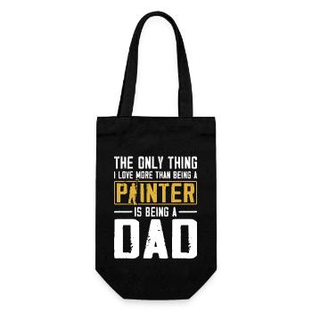 House Painter Decorator Dad The - Gift Bag for Bottles - black - Front