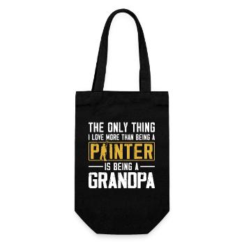 House Painter Decorator Grandpa - Gift Bag for Bottles - black - Front