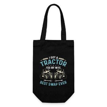 Moissonneuse-batteuse J’ai un tracteur pour ma femme Vie d’agriculteur - Sac à bouteille - noir - Devant