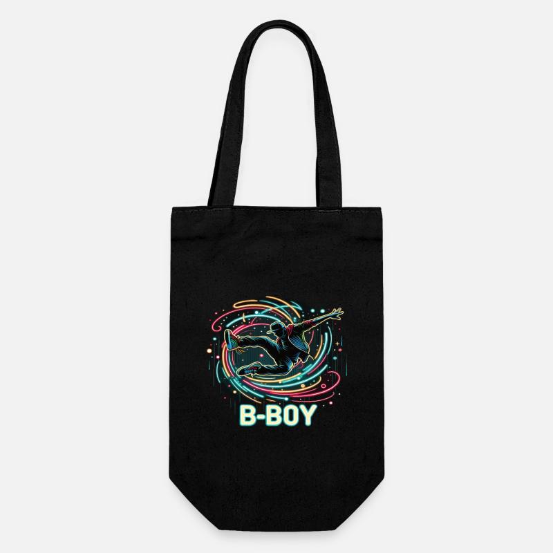 Breakdance Breakdancer Breakdance Enfants - Sac à bouteille - noir