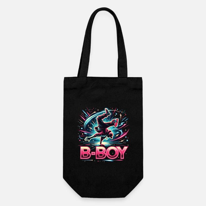 Breakdance Breakdancer Breakdance Enfants - Sac à bouteille - noir