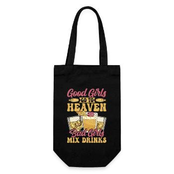 Bad Girls Mix Drinks Barman Barmaid - Sac à bouteille - noir - Devant