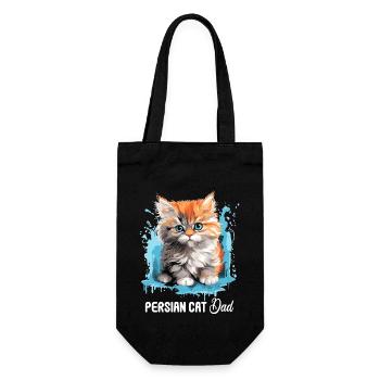Persian Cat Perser Katze - Gift Bag for Bottles - black - Front