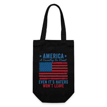 L’Amérique Un pays si grand Patriotique américain - Sac à bouteille - noir - Devant