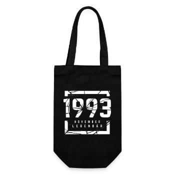 November 1993 Legendär 30 Jahren Mann Frau Geburt - Geschenkbeutel für Flaschen - Schwarz - Vorne