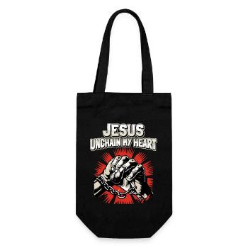 Jésus-Christ, dicton chrétien, Style Vintage - Sac à bouteille - noir - Devant
