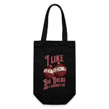 J’aime Big Bulbs et je ne peux pas mentir - Noël - Sac à bouteille - noir - Devant
