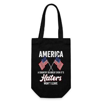 L’Amérique Un pays si grand Patriotique américain - Sac à bouteille - noir - Devant