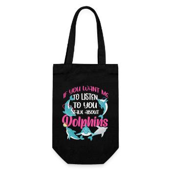 Dauphin Si Tu Veux Que J’Écoute - Sac à bouteille - noir - Devant