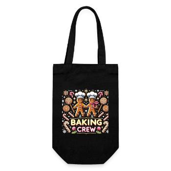 Baking Crew - Gift Bag for Bottles - black - Front
