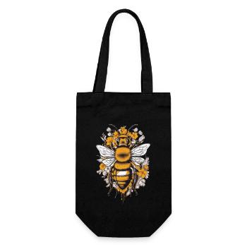 Hobby Beekeeper Bees Aesthetics Honey Love Design - Gift Bag for Bottles - black - Front