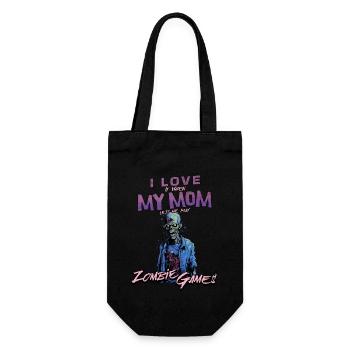 I love my Mom Zombie Video Games for Gamers Gamers - Gift Bag for Bottles - black - Front
