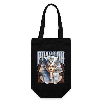 Tut-Ench-Amun, Egyptian Pharaoh, Egypt - Gift Bag for Bottles - black - Front