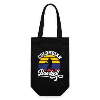 Joueur de baseball colombien rétro - Sac à bouteille - noir - Devant