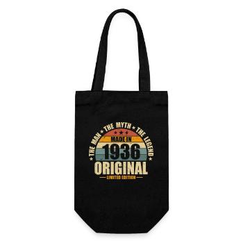 Millésime 1936 : légendaire cadeau d’anniversaire 88e - Sac à bouteille - noir - Devant