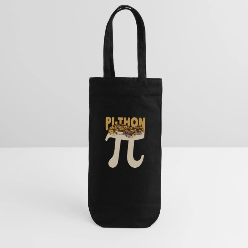 Pi-Thon Funny Pi Day Python Snake Math Gift Bag for Bottles