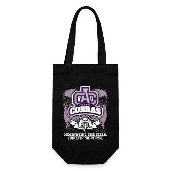 Football, Cobras Club Logo, Football Club Disant - Sac à bouteille - noir - Devant