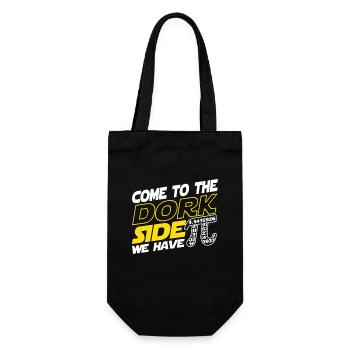 Come to the Dork page we have Pi Day Nerd Geek - Gift Bag for Bottles - black - Front