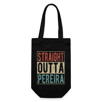 Straight outta Pereira - Gift Bag for Bottles - black - Front