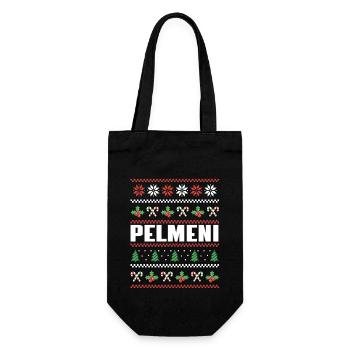 I love pelmeni - Gift Bag for Bottles - black - Front