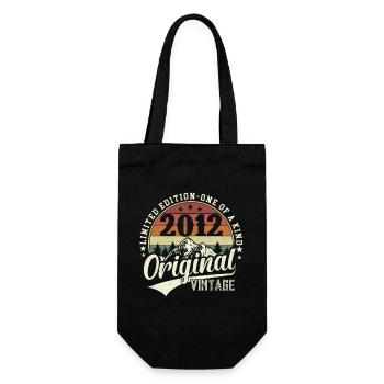 T-shirt d’anniversaire légendaire 2012 - Sac à bouteille - noir - Devant