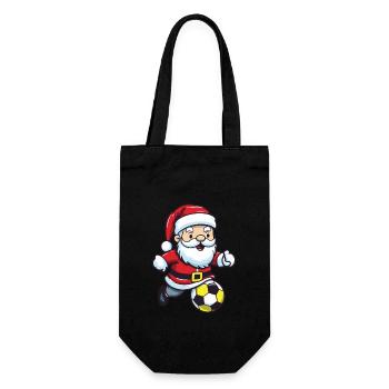 Père Noël Football Sports Noël - Sac à bouteille - noir - Devant