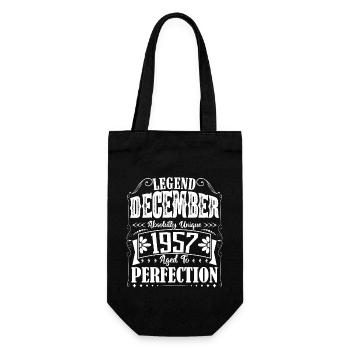 Décembre 1957. Cadeau d'Anniversaire decembre 1957 - Sac à bouteille - noir - Devant