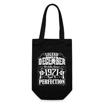 Décembre 1971. Cadeau d'Anniversaire decembre 1971 - Sac à bouteille - noir - Devant