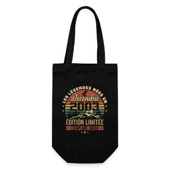 2003 Vintage Cadeau Anniversaire Décembre 2003 - Sac à bouteille - noir - Devant