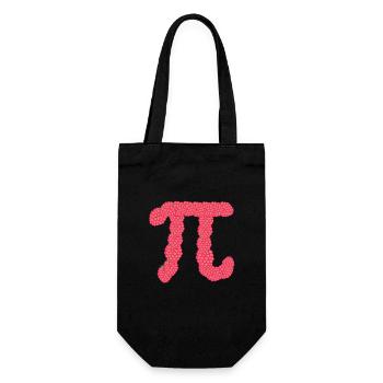 Framboise Drôle Pi Jour Gâteau Amateur de Maths - Sac à bouteille - noir - Devant