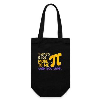 Funny Pi Day Nerd Math Geek 3.14 There's Still - Gift Bag for Bottles - black - Front
