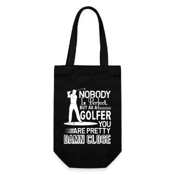 Golf Proud To Be A Golfer - Gift Bag for Bottles - black - Front