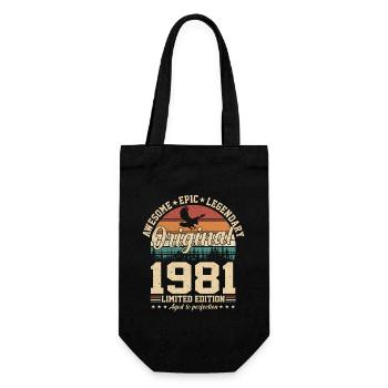 1981 - Une année de légendes - Sac à bouteille - noir - Devant