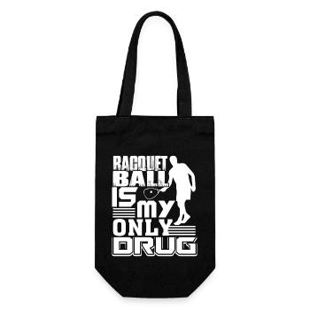 Racquetball Racquetball Is My Only Drug - Gift Bag for Bottles - black - Front