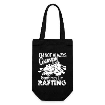 Rafting Sometimes I'm Rafting - Gift Bag for Bottles - black - Front