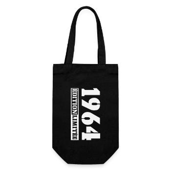 1964 Édition Limitée Humour Anniversaire 60 Ans - Sac à bouteille - noir - Devant