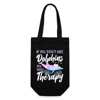 Dauphin si vous n’aimez pas les dauphins - Sac à bouteille - noir - Devant